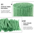 thumbnail image 3 of unbranded Hilo De Lana Acrílica Verde Para Bordar Alfombras Y Cojines En Manualidades DIY, 3 of 6
