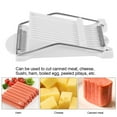 thumbnail image 3 of Stainless Steel Wires Luncheon Meat Cutter Ham Boiled Egg Cheese Kitchen Food Cutting Tool, 3 of 9