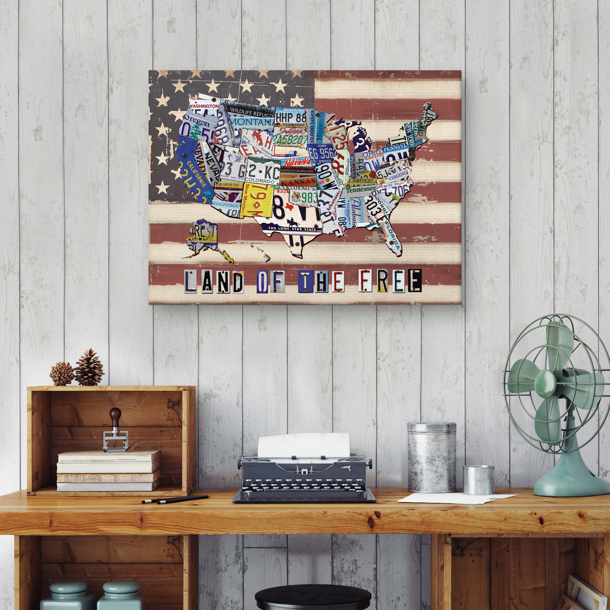 Land Of The Free 3 by Willowbrook Fine Art Canvas Art