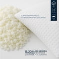 thumbnail image 3 of TESSO HOME Set 2 Almohadas Memory Foam con Relleno Semi Firme de Espuma de Memoria Triturado y Microfibras de Gel. Fundas Suaves, Lavables e Hipoalergénicas, 3 of 9
