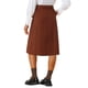 thumbnail image 3 of Falda A-Line de Cintura Alta Elástica para Mujeres INSPIRE CHIC, con Cinturón, Midi de Pana para Otoño Invierno, Talla XS, Color Marrón, 3 of 6