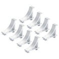 thumbnail image 1 of Unique Bargains Freezer Shelf Clips, Refrigerator Clip Kits Cooler Shelf Support 1.08x0.33x0.96' Silver, 1 of 4