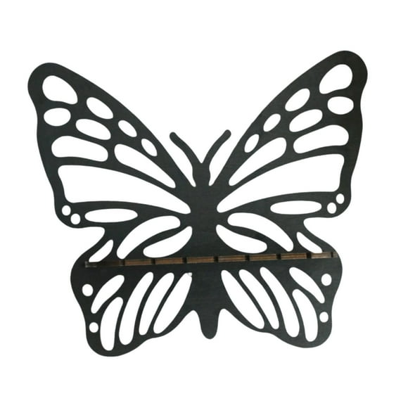 yuksok Butterfly Wall Decor Hanging Kitchen Bedroom Modern Wall Sign Hollow Decorative 30cmx26cm