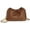 Woven Leather-brown, variant on Woven Women's Crossbody Bag & Evening Purse, Trendy Dumpling Clutch & Hobo Cloud Shoulder Bag Trendy Dumpling Clutch