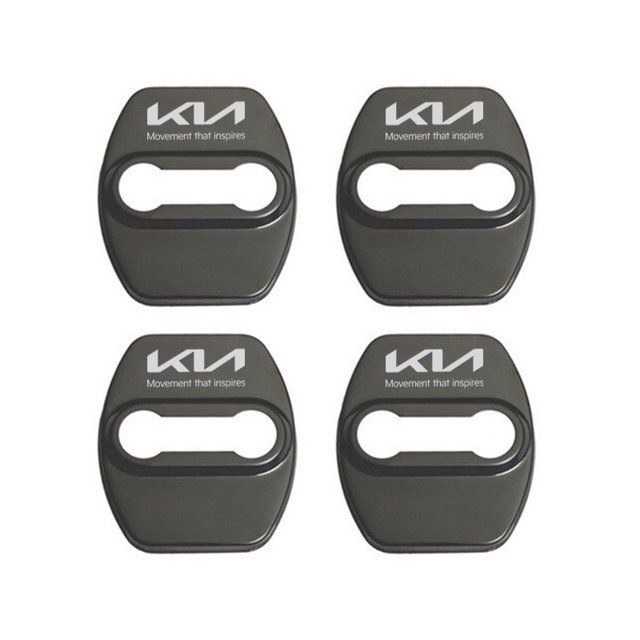 4pcs Funda De Acero Inoxidable Para Cerradura De Puerta De Coche Para Kia Morning Seltos K2 K3 K5 Carens XCeed Forte Cerato Soluto Sportage Picanto RIO Carnival sorento Accesorios