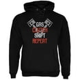 thumbnail image 1 of Gas Clutch Shift Repeat Black Adult Hoodie, 1 of 1