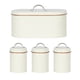 thumbnail image 5 of 4 botes de cocina para encimera, , contenedor de almacenamiento de pan decorativo hermético, contenedor de pan para té, azúcar, harina,, 5 of 9