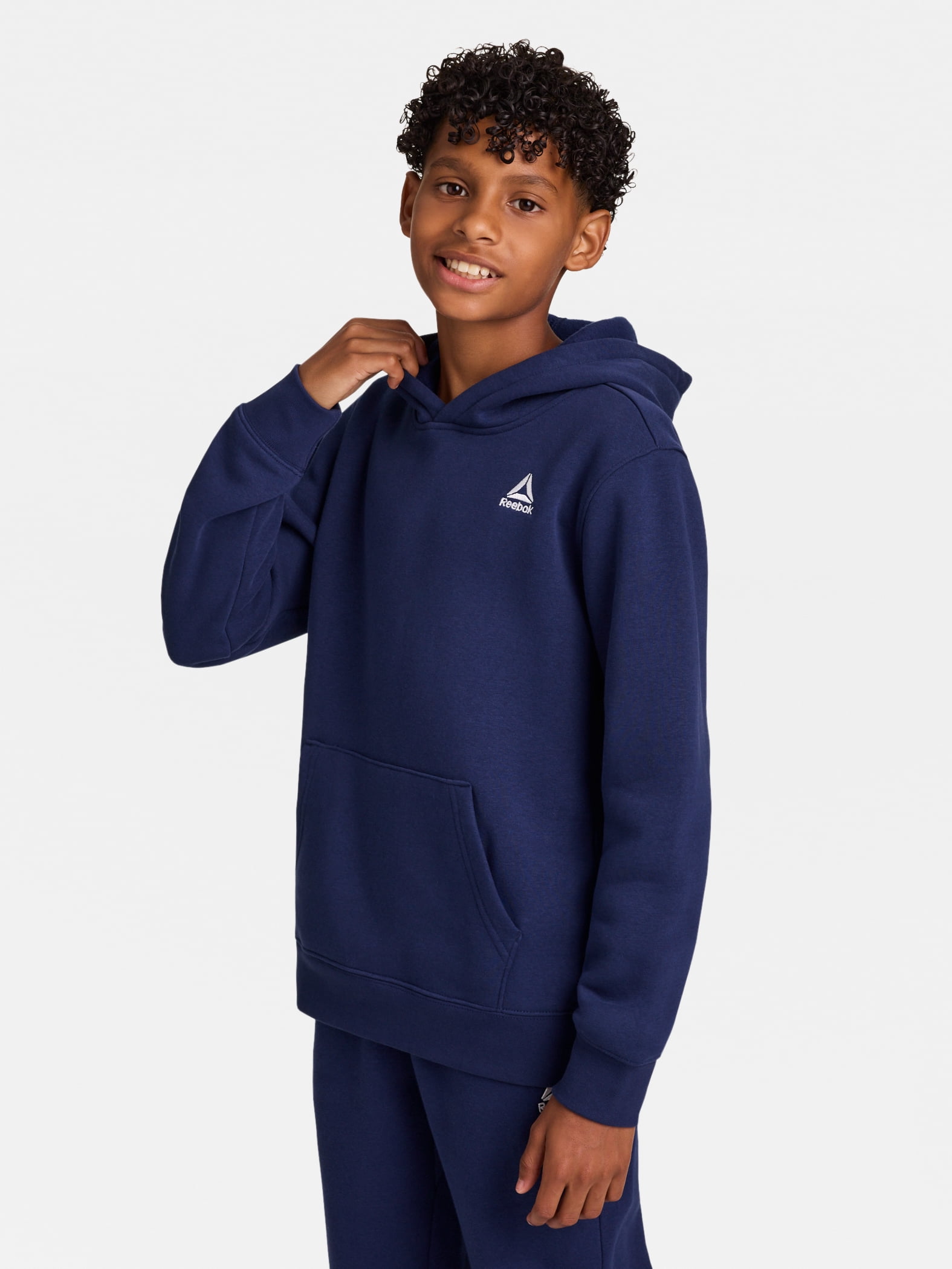 Reebok Boy's Athletic Game Day Fleece Pullover Hoodie, Sizes 4-18