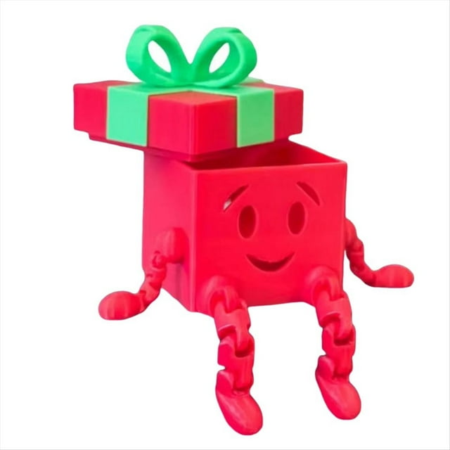 Muñeca Móvil de Escritorio Impresión 3D Decoraciones Navideñas Decoraciones Articuladas Móviles Regalos Festivos de Cumpleaños para Niños A
