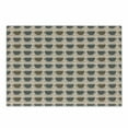 thumbnail image 1 of Espresso Grey Cutting Board, Repetitive Hot Drink Cup in Pastel Tones Coffee Tea, Decorative Tempered Glass Cutting and Serving Board, in 3 Sizes, by Ambesonne, 1 of 2
