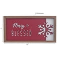 thumbnail image 2 of Christmas Framed Snowflake Cut Out Sign, 2 of 4