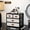 3-layer - Long Style Classification Storage 8.66*9.84in, variant on 3-4 Tier Storage Box with Drawers & Red Handles – Plastic Cosmetics Organizer for Vanities, Wardrobes & Bathroom Countertops – Stackable Desktop Organizer for Skincare, Perfume & Toiletries