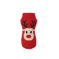 thumbnail image 4 of xiaxaixu Pet Christmas Sweater, Elk Printed Pattern Knitwear for Dogs/ Cats, 4 of 8