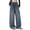 Blue, variant on KVPLBQFD Baggy Jeans for Girls High Waisted Straight Pants Kids Fashion Grunge Wide Leg Trousers Teens Casual Loose Denim Pants Streetwear Clothes