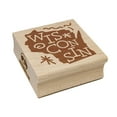 thumbnail image 1 of Wisconsin State with Text Swirls Square Rubber Stamp Stamping Scrapbooking Crafting - Small 1.25in, 1 of 7