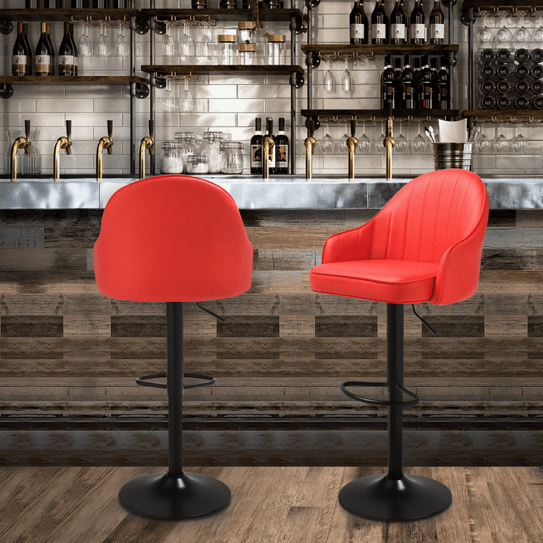 Modern red bar stools deals