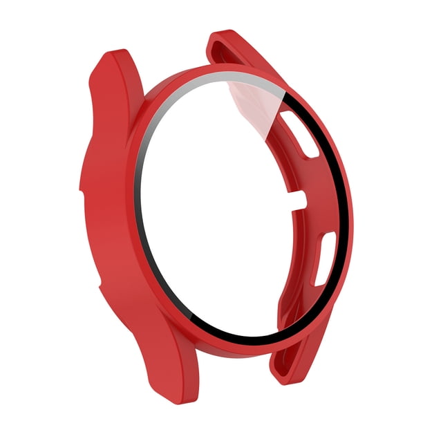 Injueey Juego de protectores de relojes, pieza de cubierta, ajuste modificado, protectores de pantalla de cuerpo completo, Kit de caja de Electrónica Marco rojo/película