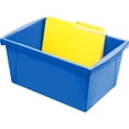 thumbnail image 2 of STOREX Bac de Rangement pour Salle de Classe de 5,5 Gallons (21 L), Bleu (Caisse de 6), 2 of 3