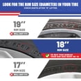 thumbnail image 6 of 4PCS Hubcaps,18 inch Alloy Wheel Wheel Skins for Honda 2023 2024 2025 CR-V EX / EX-L model,Black Matte, 6 of 8