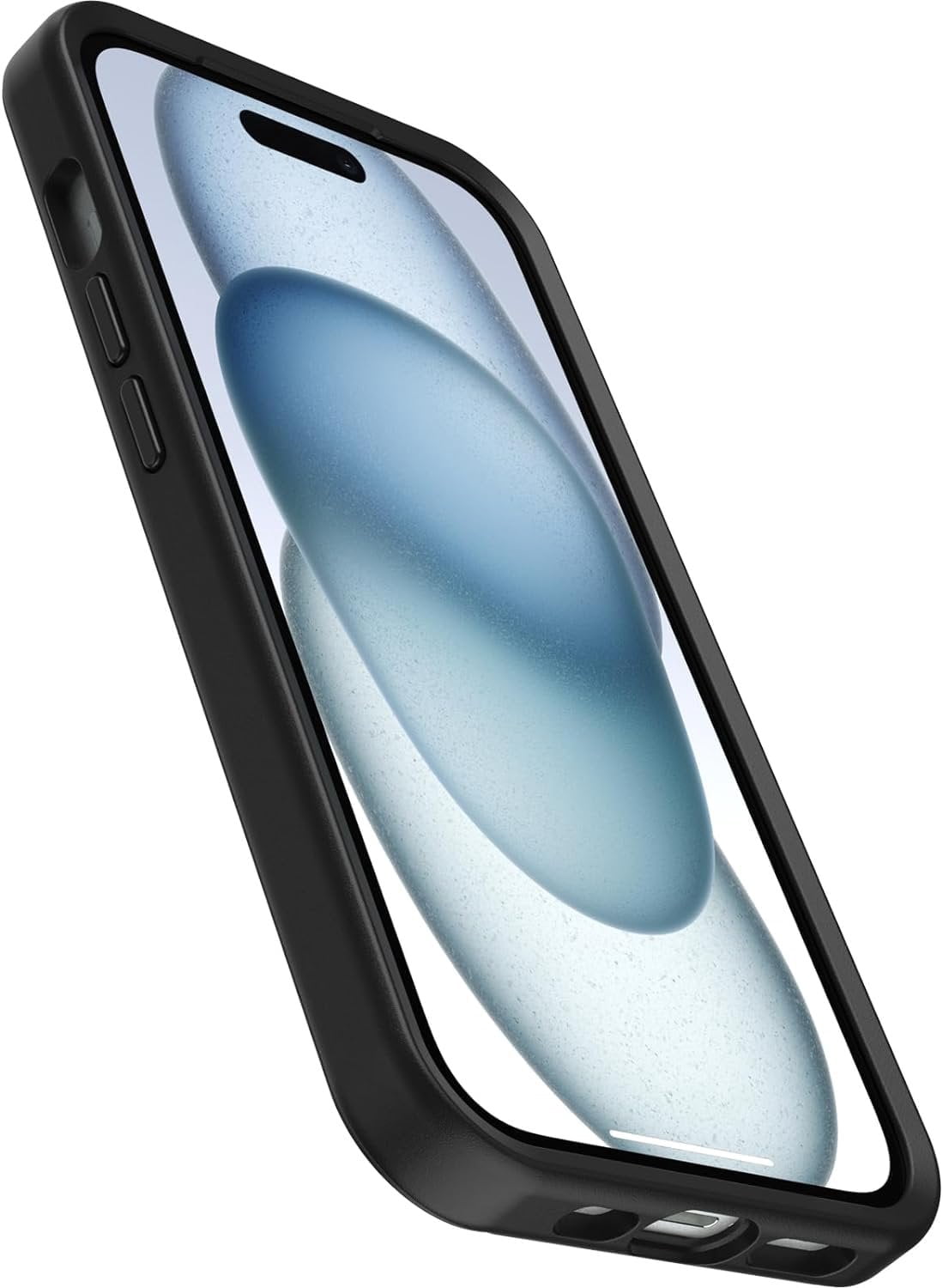OtterBox iPhone 15, iPhone 14, & iPhone 13 Only - Symmetry Series Case - Black - Ultra-Sleek - Wireless Charging Compatible - Raised Edges Protect Camera & Screen