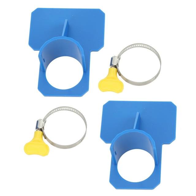Soporte de fijación para tuberías de piscina, soporte de montaje para manguera con 2 abrazaderas de manguera, 2 uds.