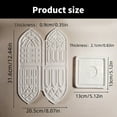 thumbnail image 5 of AOOOWER 3D Gothics Styles Sturdy Silicone Mold Set Home Accessory for Crafting Candle Holders and Artistics Home Decoration, 5 of 7