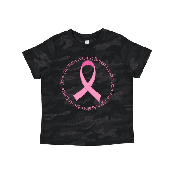 Inktastic Fight Against Breast Cancer Girls Toddler T-Shirt