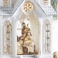 thumbnail image 5 of RAZ Imports 08634 - 16" Battery Operated Nativity Church Water/Glitter Filled Lantern with Timer (Batteries not Included) (16" NATIVITY LIGHTED WATER CHURCH (3940507)), 5 of 5