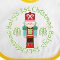 thumbnail image 4 of Inktastic Nutcracker First Christmas Babys 1st Boys or Girls Baby Bib, 4 of 4