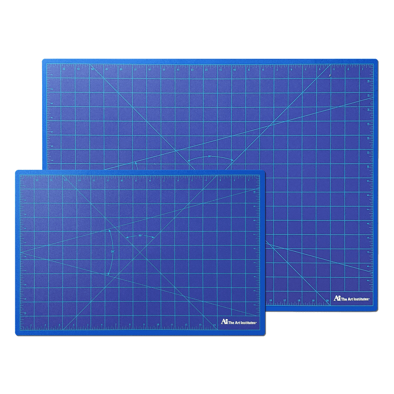 18x24 and 11.5x17 Cutting Mat Set with 18 Straight Edge - Rotary Craft Mat  for Quilting, Sewing, Scrapbooking, and Arts & Crafts; Includes Straight  Edge 