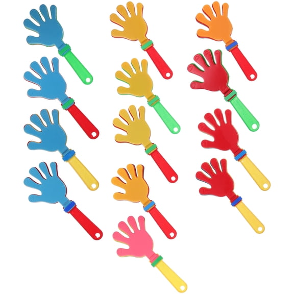 Minkissy 24pcs Party Hand Clappers Assorted Colors Cheering Props for Sports Events Fan Gear and Celebrations