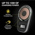 thumbnail image 3 of Scosche MPQ5DV-SP1 Dash/Vent Magnetic Wireless Charging Mount Compatible W/ MagSafe iPhone, Galaxy, 3 of 9
