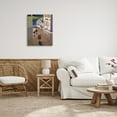 thumbnail image 2 of Stupell Industries Chickens Strolling Through Farmhouse Doorway Contemporary Strokes Painting Gallery Wrapped Canvas Print Wall Art, Design by Lisa Timmerman, 2 of 7