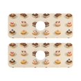 thumbnail image 7 of Yayeee Faucet Mat for Kitchen Sink 14.7" Diatomite Long Splash Guard Pad, Red Cakes, 2 Pack, 7 of 7
