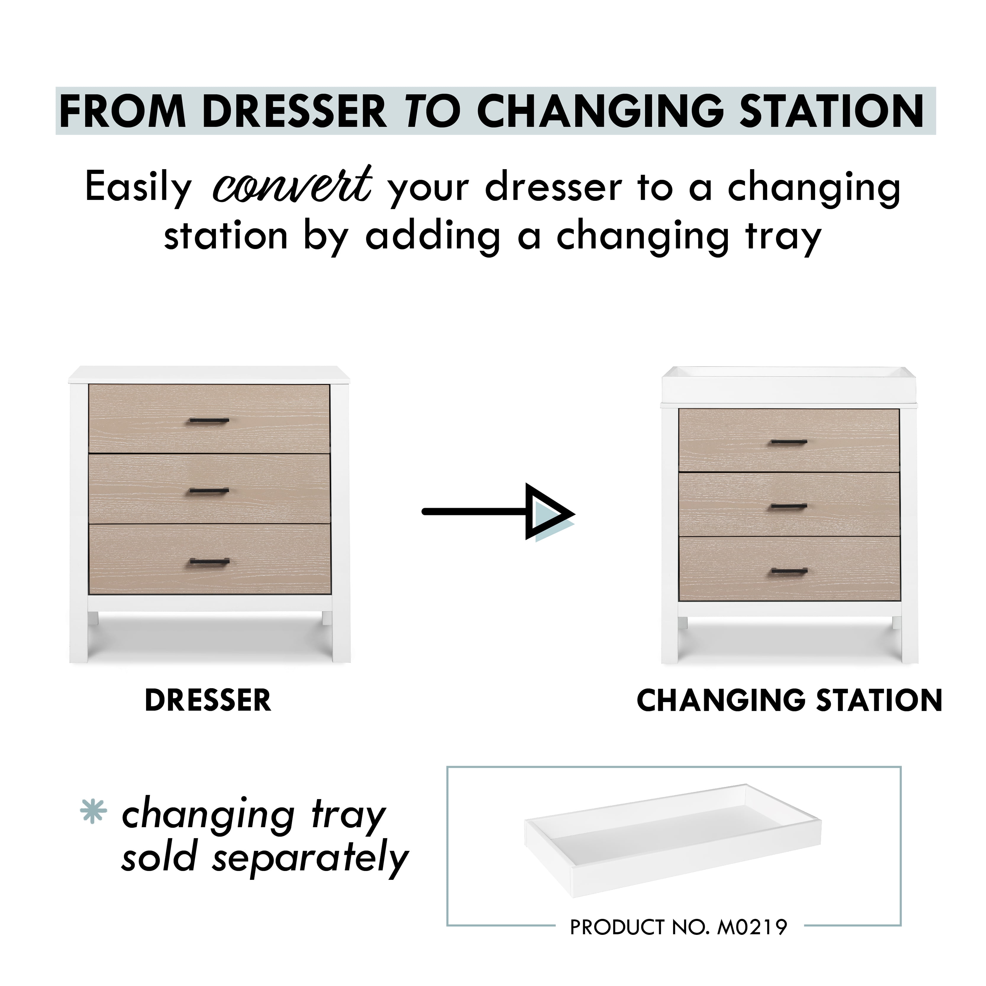 Carter's by DaVinci Radley 3-Drawer Dresser