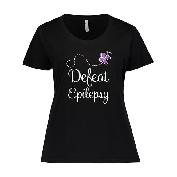 Inktastic Epilepsy Awareness Support Month Women's Plus Size T-Shirt