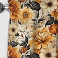 thumbnail image 4 of Designart "Fall Floral Cottage" Floral Blackout Curtain Single Panel, 4 of 4