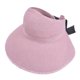 thumbnail image 1 of Greeniant Mujeres Lady Girl Beach Brim verano plegable viaje sol algodón hilo sombrero gorra nuevo Escalada rosado A rayas Greeniant HW5449-15, 1 of 1