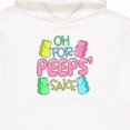 thumbnail image 3 of Inktastic Oh for Peeps' Sake Easter Bunnies Youth Hoodie Sweatshirt, 3 of 4