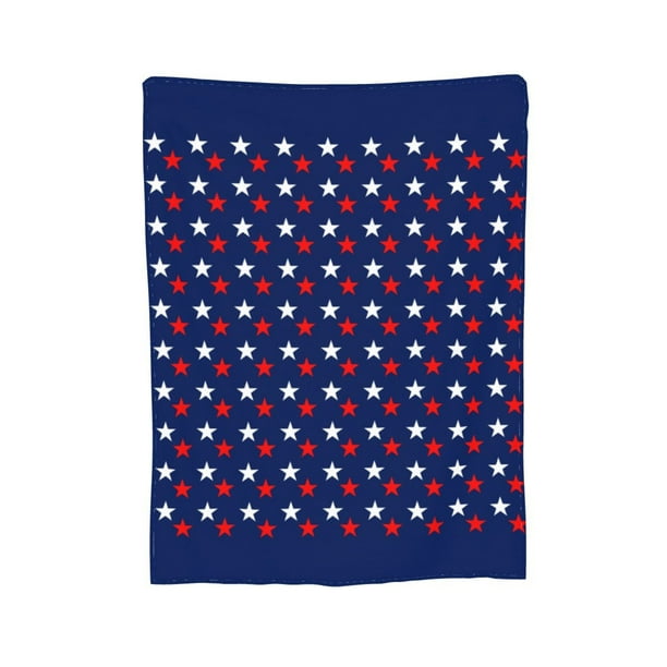 Red white and blue throw blanket hotsell
