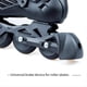 thumbnail image 4 of Patines en línea universales para adultos con soporte de freno de PU para patines planos con balancín de 243 mm, 231 mm y 219 mm., 4 of 5