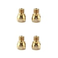 thumbnail image 4 of Advancent 1 Pair Bike Fixie Pedal Extender Screws Extension Adapters Oro 2piezas, 4 of 6