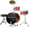 Ashley Entertainment Spectrum AIL 661R 3-Piece Junior Drum Kit, Rockstar Red