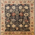 thumbnail image 1 of Ahgly Company Machine Washable Indoor Square Industrial Modern Bakers Brown Area Rugs, 3' Square, 1 of 1
