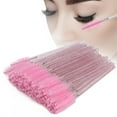 thumbnail image 3 of 50 brochas desechables para pestañas, varitas de rímel, brocha de maquillaje, brocha portátil de claves parlas, kits de aplicadores para extensiones de pestañas y brocha, 3 of 7