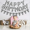 thumbnail image 2 of Cow Happy Birthday Bunting Banner with Cow Print Pennant Banner, Farm Cow Print Birthday Party Supplies, Barnyard Western Cowboy Cowgirl 1st 2nd 3rd Birthday Party Decor, 2 of 6