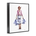 thumbnail image 3 of Stupell Industries Southwestern Glam Cowgirl Pink Plaid Black Framed Giclee Art, 24 x 30, by Amanda Greenwood, 3 of 8