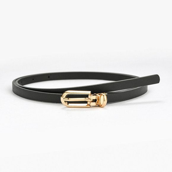 Belt Ladies Simple Fashion Dress Decorative Sweater With Shirt Belt Versatile Pin Buckle PU Thin Belt Belt