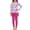 F179-Watermelon Red, variant on hengsof Girls 2 Piece Swimsuit Set, Kids Long Sleeve Fashion Printed Sun Protection Swimsuit Skirt Pants Princess Swimsuit for Beach and Pool
