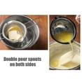 thumbnail image 4 of Yeacher Marmite Double en Acier Inoxydable 400 ml avec Poignée Résistante à la Chaleur, 4 of 8